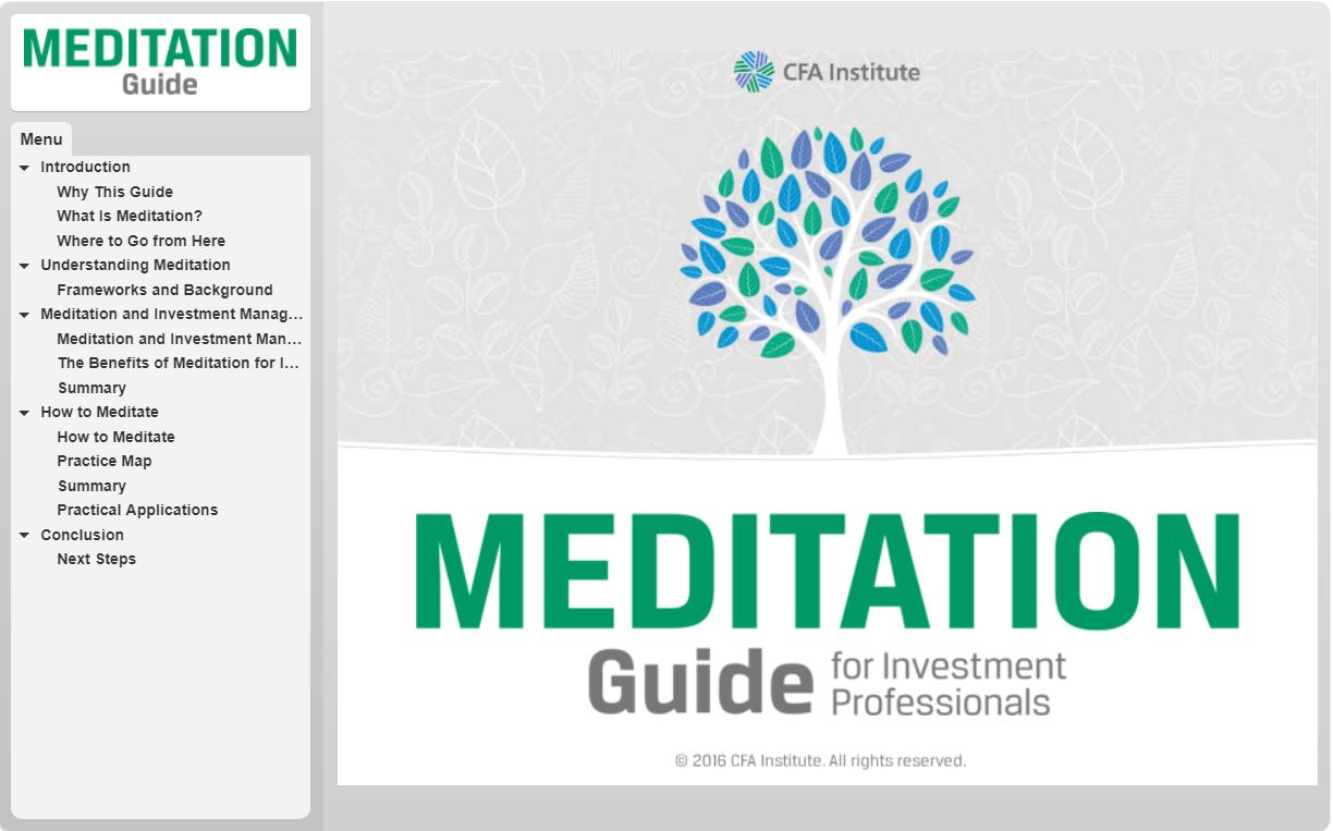 Meditation Guide for Investment Professionals